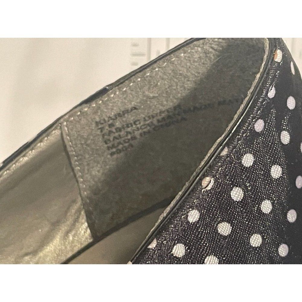 Madden Girl Kiarra‎ Womens Shoes Size 7.5 Black Red Polka Bow Peeptoe Stiletto - Picture 14 of 14